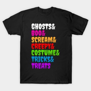 Halloween Words T-Shirt